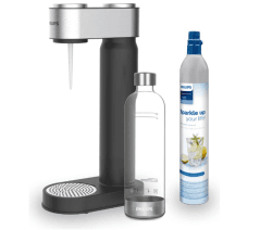 Philips Wassersprudler Viva, & CO2-Zylinder,1L Kunststoff-Flasche