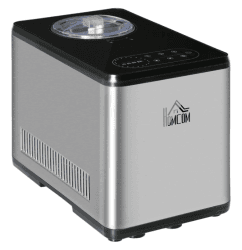 HomCom Eismaschine mit Kompressor 1,5L