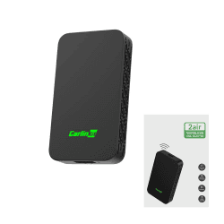 CarlinKit 5.0 Wireless CarPlay/Android Auto-Adapter, 2023, Zwei-Kanal-Verbindung, Online-Musik/Karten/Messaging, für Autos mit kabelgebundenem CarPlay/Android Auto (2016–2023)