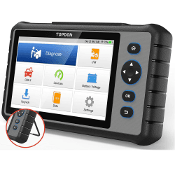 TOPDON OBD2 Diagnosegerät ArtiDiag800,28 Wartungsservice+Alle Systemdiagnose Für,Öl-Reset,ABS-Entlüftung,Injektor-Codierung,Drosselklappenanpassung,OBD2-Scanner mit AutoVIN