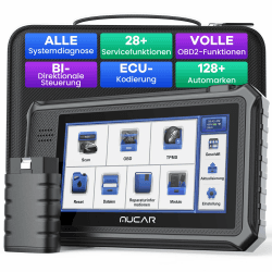 mucar OBD2 Diagnosegerät Für Alle Fahrzeuge,VO6 Diagnosegerät Auto Mit 28 Servicefunktionen & Alle Systemdiagnosen Für Immer Frei,Auslesegerät Auto Mit Bluetooth,Kostenloses Aktualisierung Blau