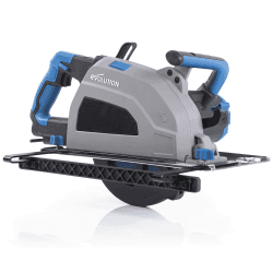 Evolution S210CCS 210mm Kreissäge aus Stahl - sofort bearbeitbar, ohne Hitze, Grat und Funken - inkl. Klinge aus Baustahl