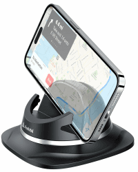 andobil Handyhalterung Auto Handyhalterung [ 2023 Einfach zu Benutzen ] Handy Halterung Auto Armaturenbrett Kfz Handyhalter Autohalterung für iPhone 14/13/12/11 Pro Max Samsung S23 Ultra S22 S21 A-Silber schwarz