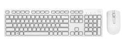 Dell KM636, Wireless, Tastatur und Maus Set, German (QWERTZ), weiß
