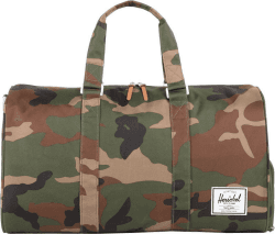 Herschel Novel Duffle woodland camo/multi zipper