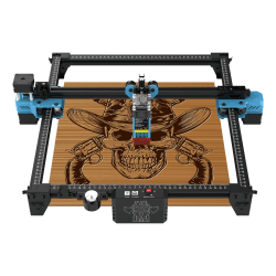 Twotrees TTS-25 Lasergravurmaschine, Lasergravierer, Holz-Metall-Lasergravur, Schneidemaschine, DIY-Lasermarkierung, Augenschutz-Design, einfache Installation (50% Vorinstallation)
