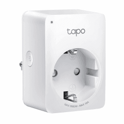 TP-Link Tapo Smart WLAN Steckdose Tapo P110 mit Energieverbrauchskontrolle, Smart Home Alexa Steckdose, funktioniert mit Alexa, Google Home, Sprachsteuerung, Fernzugriff, Kein Hub notwendig, Mini