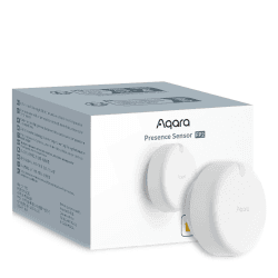 Aqara Anwesenheitssensor FP2, Kabelgebundener mmWave Radar-Anwesenheitssensor, Zonenpositionierung, Mehrpersonen- und Sturzerkennung, Unterstützt HomeKit, Alexa, Google Home und Home Assistant
