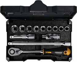 Felo ERGONIC Ratsche 1/2" Satz 13-tlg. Systainer