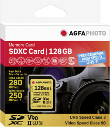 AgfaPhoto Professional UHS-II U3 V90 SDXC 128GB
