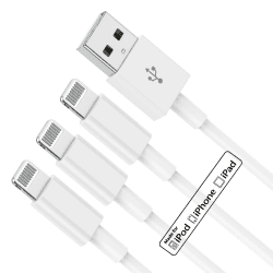 3Pack iPhone Ladekabel 3M, Apple MFi zertifiziertes lang USB auf Lightning Kabel, iPhone Stromkabel Original iPhone Schnellladekabel für iPad Apple iPhone 13/12/11/X/8/7/6s/6/5S/mini/Pro Max/SE