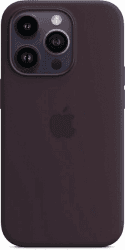 Apple Silikon Case mit MagSafe (iPhone 14 Pro) Holunder