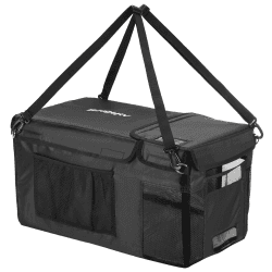 BougeRV CRPRO 20 Schutzhülle, 12 Volt tragbare Auto-Kühlschrank 600D Tragetasche nur für CRPRO 20L Kühlbox(Kühlbox nicht enthalten), 60x31x33 CM