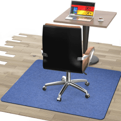 Unterlage Schreibtischstuhl 120X100cm Saugfähige Unterlage - rutschfest Bodenschutzmatte Bürostuhl Unterlage für Hartböden Schutzmatte Bürostuhl Versendet in Rollen-Keine Falten