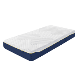 Coolux Sleep Schaum Matratze 90x200 cm Orthopädische 7-Zonen Kaltschaummatratze, Härtegrad 3 (H3), Öko-Tex Zertifiziert, Höhe 18 cm, 3-in-1 Ergonomische Rollmatratze 90x200x18 cm