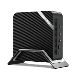 MINIS FORUM Mini PC UM560 XT AMD Ryzen 5 5600H 6 Kerne/12 Threads, 32 GB RAM, 512 GB PCIe SSD, Mini-PC, SATA-Steckplatz 2,5 Zoll, 2 x HDMI & USB-C, 2,5 G RJ45, 6 x USB-Anschlüsse