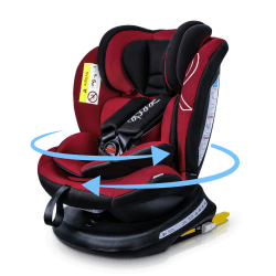 Reecle 360° Drehbar Kindersitz mit ISOFIX Gruppe 0+/1/2/3 Autositz 0-36 kg, Reboarder rückwärtsgerichtet 0-18 kg