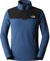 The North Face Homesafe Snap Neck Fleece Pullover blue