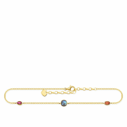 THOMAS SABO Fußkette Farbige Mehrfarbig, AK0020-995-7-L27v, 22-27