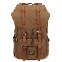 KAUKKO Rucksack Damen Herren Daypack mit Laptopfach für 15 Zoll Notebook für Schule, Uni, Reisen, Wandern, 22L
