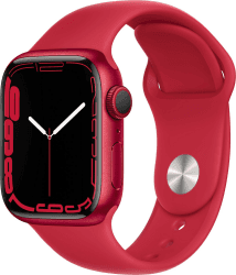 Apple Watch Series 7 4G 41mm Aluminium Sportarmband (PRODUCT)RED