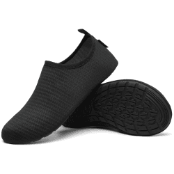 SAGUARO Hausschuhe Damen Herren Leichte Pantoffeln Gr. 36-47 38/39 EU Schwarzfz119