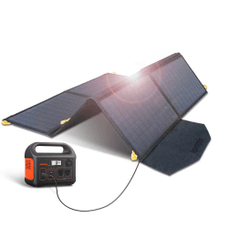 Solarpanel-Ladegeräte 60 W,Solar Powerbank Tragbare QC3.0 USB-A PD3.0 USB-C Ausgang faltbar IP65 wasserdicht Strom Notfall Camping für kleine Kraftwerke Generator Laptops Tablets Akkus Telefone