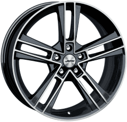 Autec Typ R - Rias (8,5x19) black metallic polished