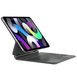 nimin iPad Air 5 2022 / Air 4 2020 10.9 Tastatur Hülle mit Trackpad für iPad Pro 11 Zoll (3. /2. /1. Gen) mit Magnetische Freischwebende Design, 7 Farbige Beleuchtung, QWERTZ Deutsches Layout
