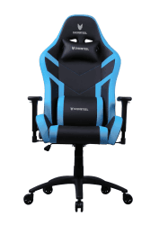 Oversteel DIAMOND - Professioneller Gaming-Sessel, Kunstleder, 3D-Armlehnen, höhenverstellbar, 180° verstellbar, Klasse 4 Gaslift, bis zu 150Kg, inklusive Nacken- und Rückenkissen, Farbe Blau DIAMOND PREMIUM Blau