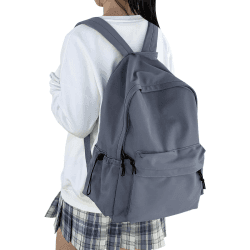 HYC00 Schulrucksack Damen, Causal Travel Schultaschen 14 Zoll Laptop Rucksack für Mädchen im Teenageralter Leichter Rucksack Wasserabweisend Bookbag College Boys Men Work Daypack A9-blau Lila