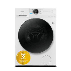 Midea MF200D86WB-14EAS Waschtrokner, 8/6kg Waschen/Trocknen, Inverter Mortor, Auffrischen, 60 Min. Waschen & Trocknen, Steam Care , Turbo Wash , 48 cm tief , APP-Steuerung, AquaStop Waschtrockner, Premium, Auffrischen