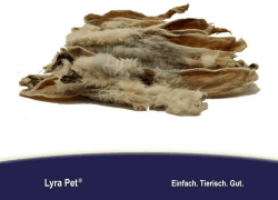 Lyra Pet Kaninchenohren mit Fell 5kg