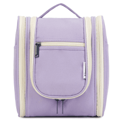 Kulturbeutel Damen & Kulturbeutel Herren - Kinder Kulturtasche Zum Aufhängen & Männer Kosmetiktasche - Waschtasche für Frauen & Mädchen (Violett (Mittel))
