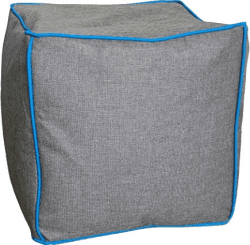 Kinzler Hocker eckig Neon-Piping
