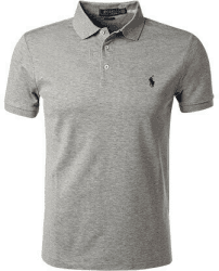Polo Ralph Lauren Poloshirt (710541705/026) grau meliert