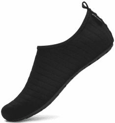 SAGUARO Aquaschuhe Herren Badeschuhe Damen Schnell Trocken Wasserschuhe 38/39 EU 003 Schwarz