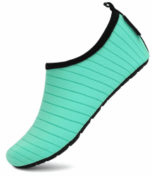 SAGUARO Damen Herren Badeschuhe Wasserschuhe Schwimmschuhe, Schnell Trocknend Leicht rutschfest, Gr. 36-47 42/43 EU 033 Grün