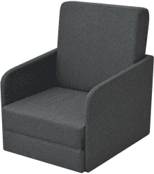 vidaXL Schlafsessel 59.5x72x72.5cm dunkelgrau