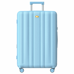 MGOB Koffer Groß Trolley Polycarbonat Hartschalen Reisekoffer mit TSA-Schloss (Blau, XL) Blau Großer Koffer