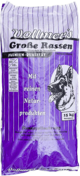 Vollmer's Hundevollnahrung Große Rassen Trockenfutter mit Geflügel15kg