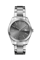 Lacoste Analog Quarzuhr für Damen mit Silbernes Edelstahlarmband - 2001081