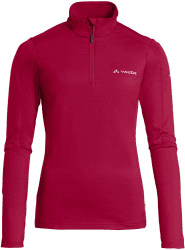 VAUDE Women's Livigno Halfzip II crimson red