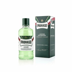 Proraso Professional After Shave Lotion Refreshing, Aftershave für Männer mit Eukalyptusöl & Menthol, hilft, den Hautkomfort wiederherzustellen, Made in Italy, 400 ml (1er Pack)