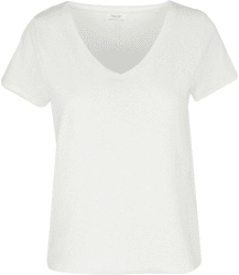 Marc O'Polo V-Neck-T-Shirt regular scandinavian white (B41238551135)