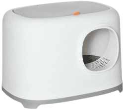 Pawhut Katzentoilette mit kompaktem Design