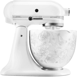 KitchenAid Artisan 5KSM156WFEWH Sondermodell floral weiss