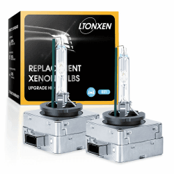 LTONXEN D3S Xenon 6000K Brenner, 12V 35W Kalt weiß Auto Scheinwerferlampe HID Entladungs Lampe Ersatz Kit, 2 Jahre Garantie. (2 Stück) D3S 6000K