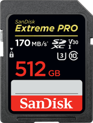 SanDisk Extreme Pro (2018) SDXC 512GB