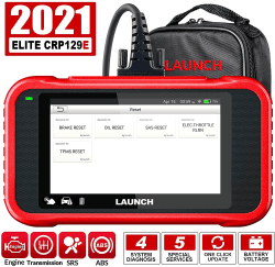 LAUNCH CRP129E OBD2 Diagnosegerät Auto Auslesegerät Kfz-Diagnose EOBD Tester, obd2 Scanner mit 4 Systemen Motor, ABS, SRS, Automatik Getriebe+5 Service Funktionen mit Touchscreen WiFi Update/Android crp 129